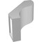 Ekena Millwork 5-in. W x 10-in. D x 14-in. H Geneva Architectural Grade PVC Knee Brace BRCP05X10X14GNV - alternate 3